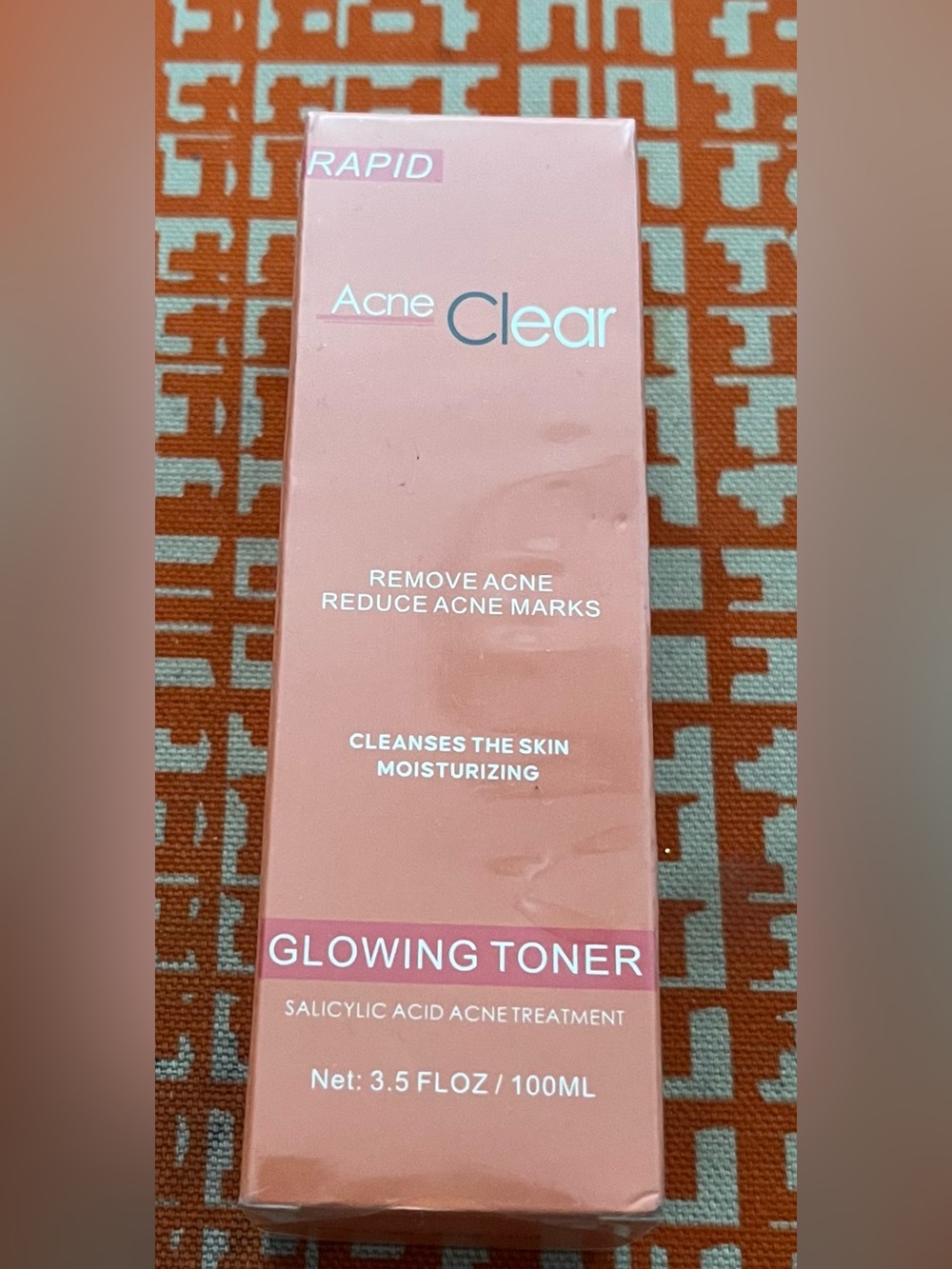 Acne Clear Glowing Toner - Pink Salicylic Acid Acne Treatment